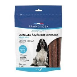 Snack per cani francodex dental strips m 228g 15pz