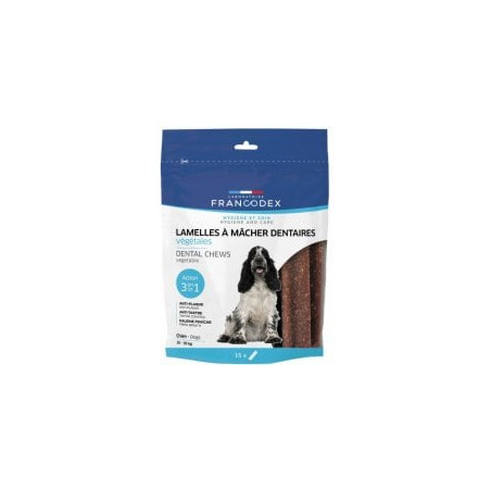 Snack per cani francodex dental strips m 228g 15pz