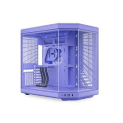 Case hyte y70 midi-tower, tempered glass - taro milk lilla