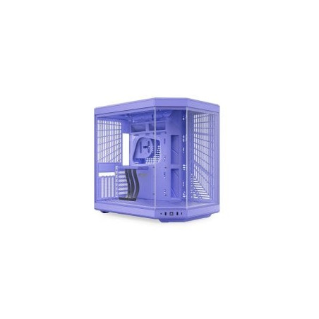 Case hyte y70 midi-tower, tempered glass - taro milk lilla
