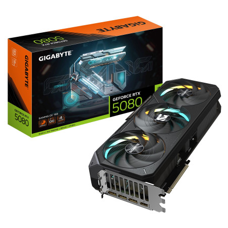 Scheda video nvidia gigabyte geforce rtx 5080 gaming oc 16gb gddr7