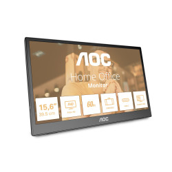 Monitor led 15.6" aoc 16t3ea full hd 1920x1080/4ms/classe c/nero