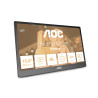 Monitor led 15.6" aoc 16t3ea full hd 1920x1080/4ms/classe c/nero