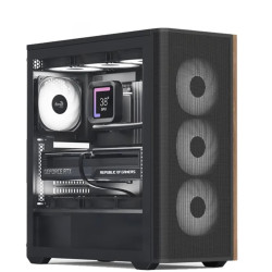 Case aerocool d501a-g-bk-v2 (nero/legno) [accm-ds01043.11]