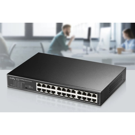 Switch 24p cudy gs1024e m rm [gs1024e]