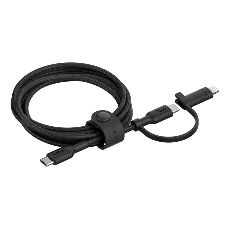 Cavo usb belkin boost charge 2-in-1 cavo usb-c/lig.1,5m