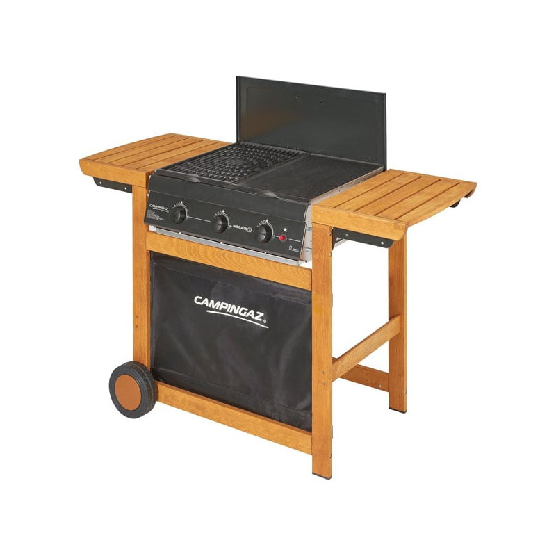 Barbecue a gas campingaz 3 dual adelaide woody l [2218751]