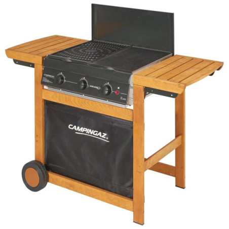 Barbecue a gas campingaz 3 dual adelaide woody l [2218751]