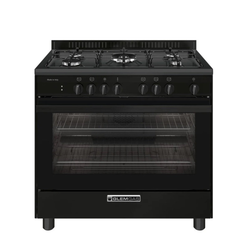 Cucina a gas glem gs sa965mbk 90x60 a+ [sa965mbk]