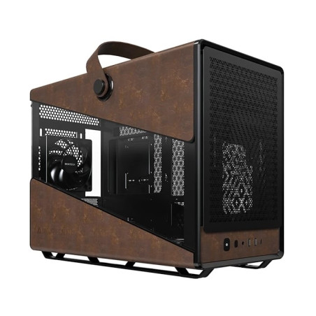 Case montech heritage (nero/marrone, vetro temperato) [heritage (b)]