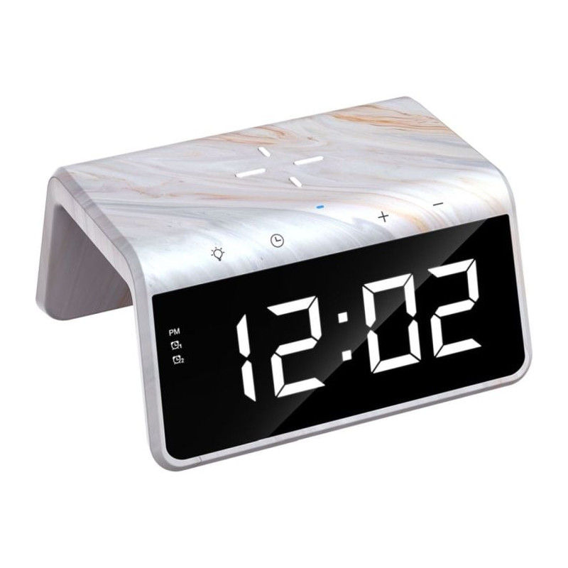 Stazione di ricarica wireless havit w320 - 6 in 1 marble [w320