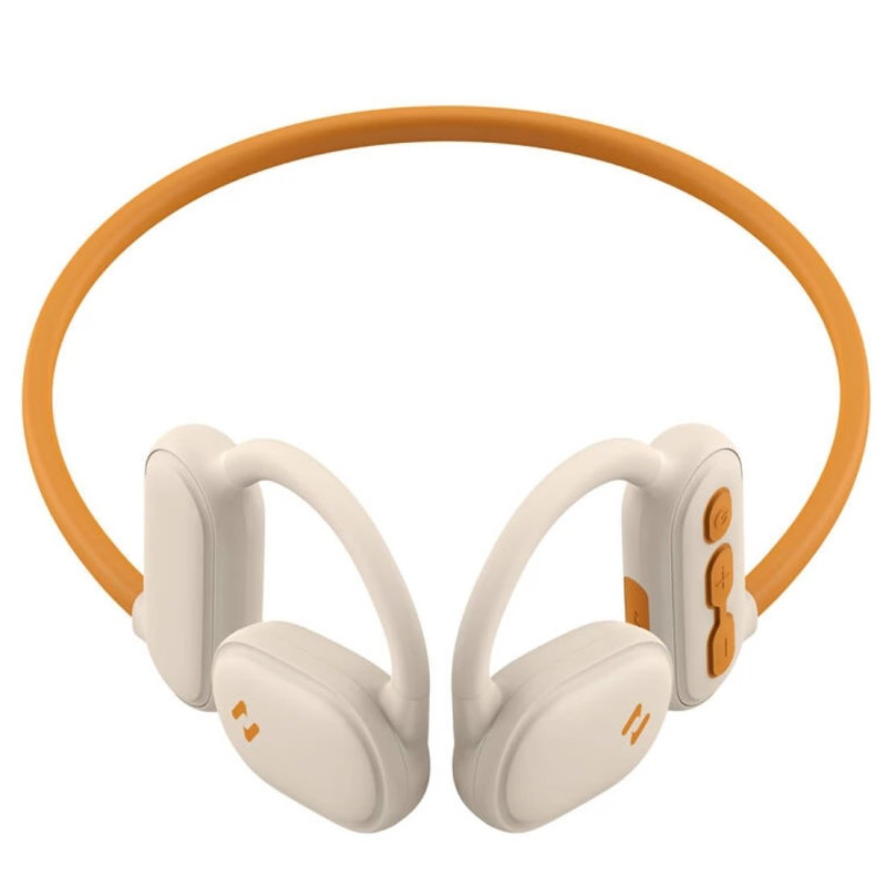 Cuffie a conduzione ossea havit bluetooth havit e553bt (beige) [e553bt]