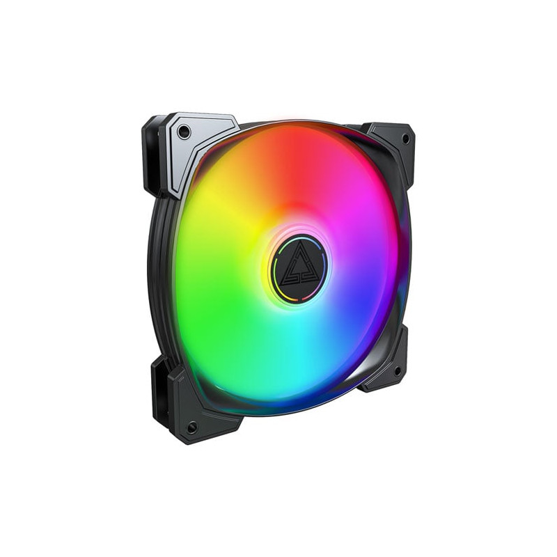 Ventola 140x140x25 montech hp140 argb pwm (nero, 140 mm) [hp140 argb