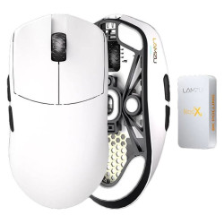Mouse lamzu maya x gaming - cloud white