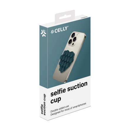 Ventosa per smartphone celly taglio a cuore blu [fixheartbl]