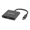 Adattatore hdmi manhattan usb-c pd a doppio monitor hdmi per