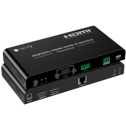 Trasmettitore per matrix extender hdmi over ip 4k su cavo cat.6 fino