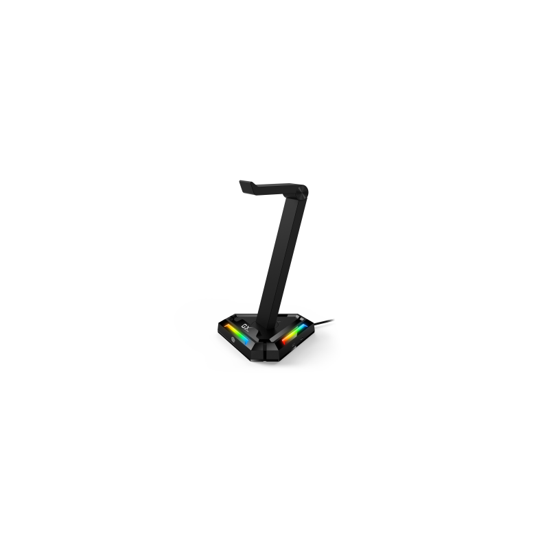 Porta cuffie genius gx-uh100 led + hub usb [31250017400]