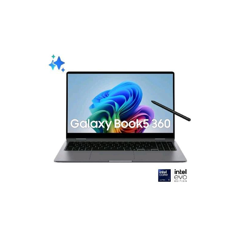 Notebook samsung galaxy book 5 360 15.6 ultra7 256v 16gb/512gb wi11p