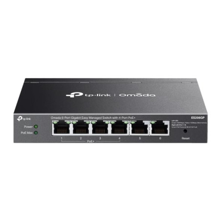 Switch tp-link omada 6-porte gigabit easy managed [es206gp]