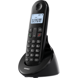 Telefono fisso saiet easy nero [13501315]