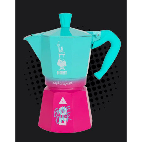 Caffettiera bialetti squid game 6 tazze limited edition netflix 0005391