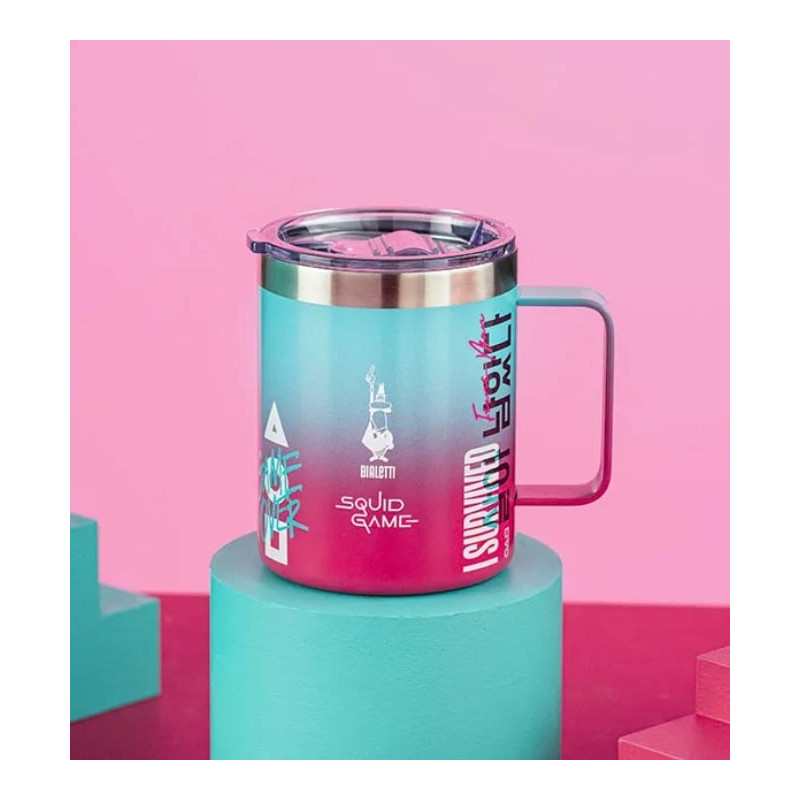 Mug bialetti termica con manico squid game squid003