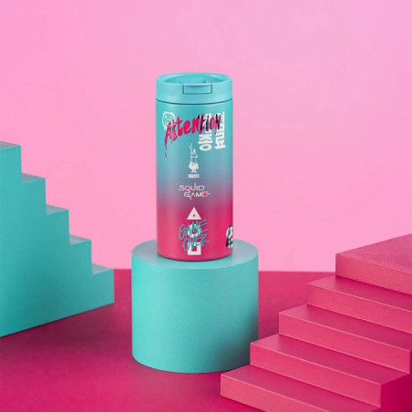 Mug bialetti termica squid game con tappo 360ml [mug terminca squid