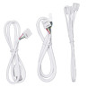 hub e cavi ventole lian li edge hub, 4x usb, 6x pwm - bianco