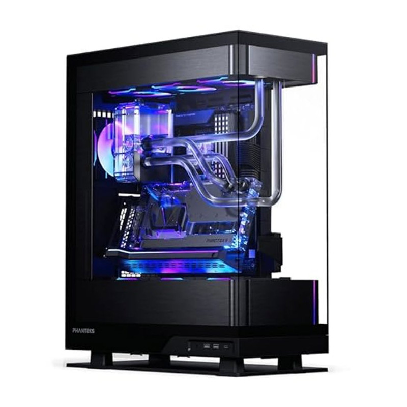 Case phanteks evolv x2 midi-tower, e-atx, vetro temperato