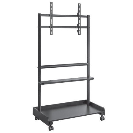 Supporto a pavimento techly con mensola per tv lcd/led/plasma 50-86''