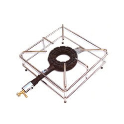 Fornello a gas machx 4 piedi telaio cromato pro 40x40 [machx] no