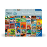 puzzle ravensburger feel well & puzzle - francobolli (200