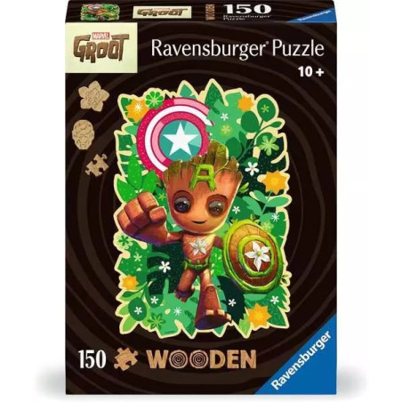 puzzle ravensburger wooden groot (150 pezzi) [12001459]