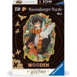 Puzzle ravensburger wooden harry potter (150 pezzi) [12001458]
