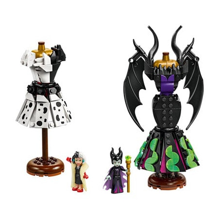 Lego 43262 disney classic abiti di malefica e crudelia de mon [43262]