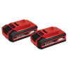 Batterie power-x-change plus twin-pack 18volt 3,0ah (2-pezzi,