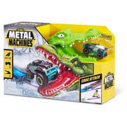 Metal machines - spielset krokodilangriff rennbahn + auto [6718]