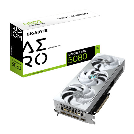 Scheda video nvidia gigabyte geforce rtx 5080 aero oc sff 16gb gddr7