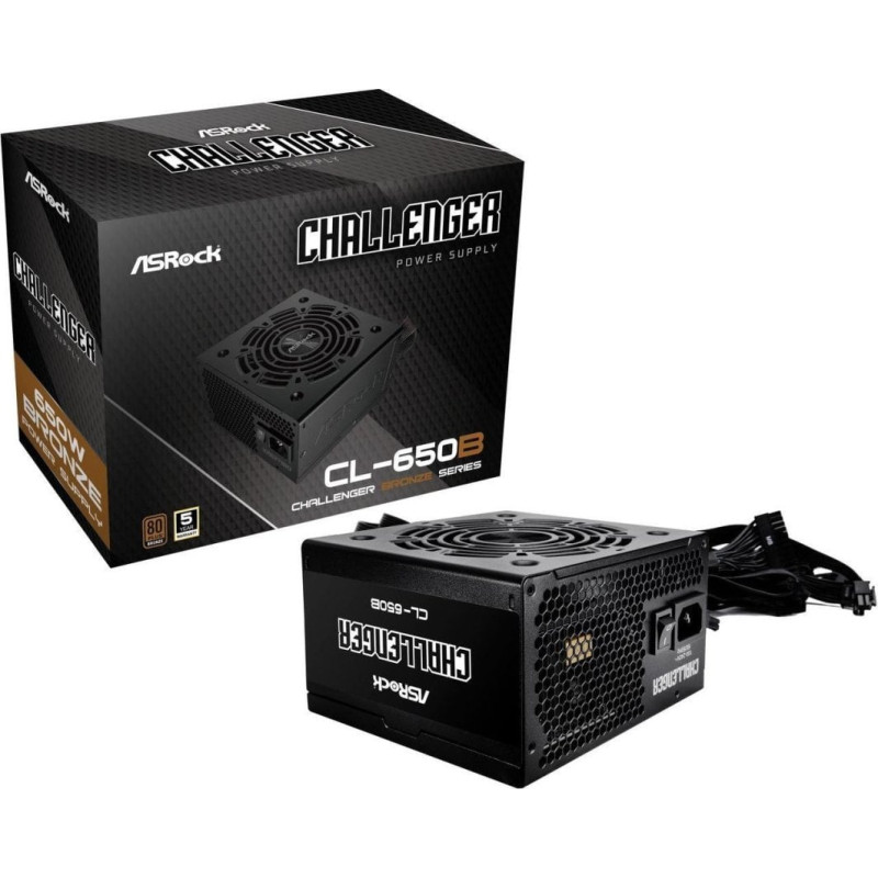 Alimentatore 650w asrock challenger 80 plus bronze [90-uxc065-bneaaa]