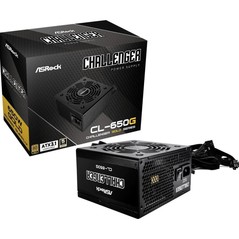 Alimentatore 650w asrock challenger 80 plus gold [90-uxc065-gneaaa]