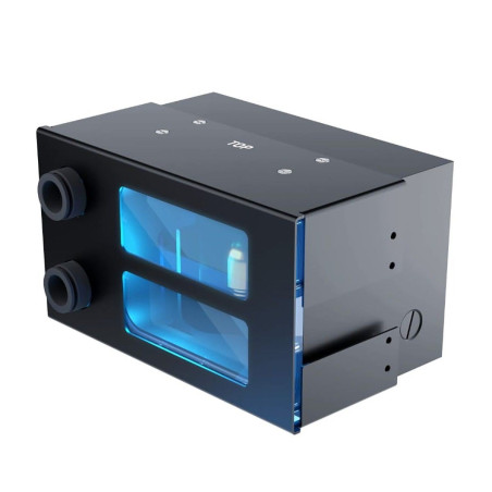 Serbatoio alphacool es 2u per d5 con sensore di flusso/temperatura