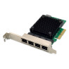 Adattatore di rete digitus pcie 4 -port rj45 - rtl8125b -