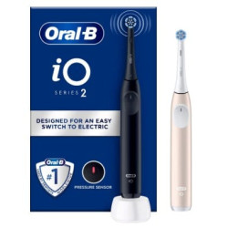 Set spazzolino elettrico oral-b io serie 2 con 2 testine 2pz
