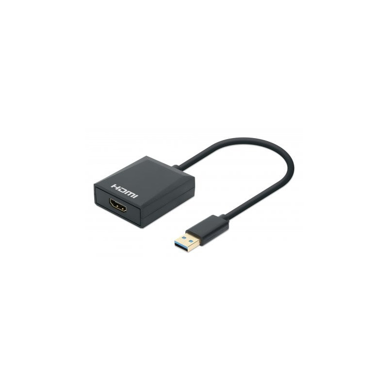 Adattatore usb manhattan 153690 da usb-a masc a hdmi fem 1080p