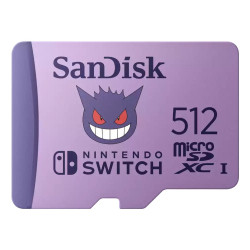 512gb scheda microsdxc sandisk sdsqxao-512g-gn6zk pokemon