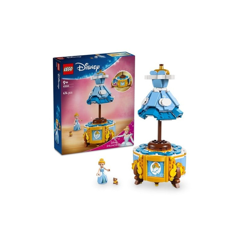 Set di costruzioni lego disney 43266 abito di cenerentola multicolore