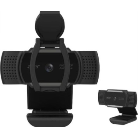 Webcam acer full hd 2mp usb-a 2.0 con microfono nero [hp.expbg.019]