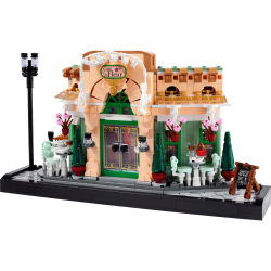 Set di costruzione lego icons 10362 caffe' francese multicolore