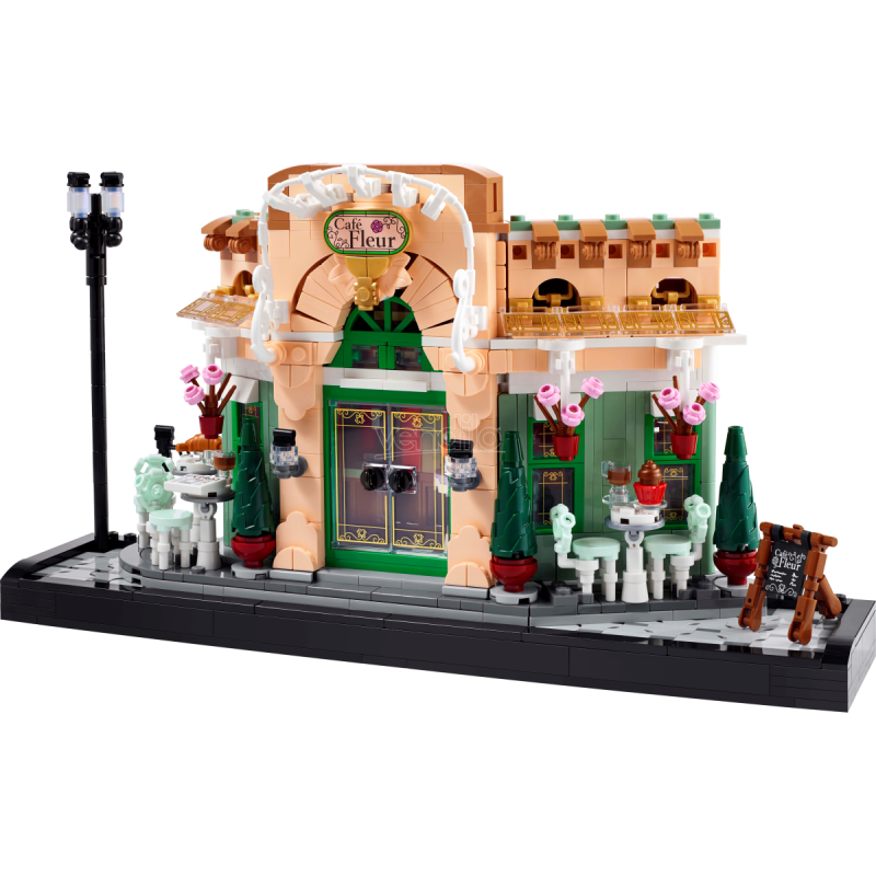 Set di costruzione lego icons 10362 caffe' francese multicolore